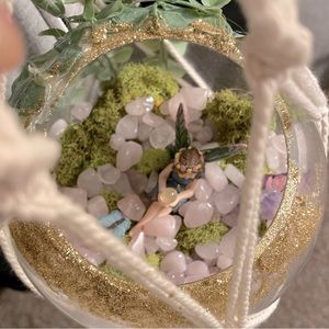 Handmade fairy sanctuary.